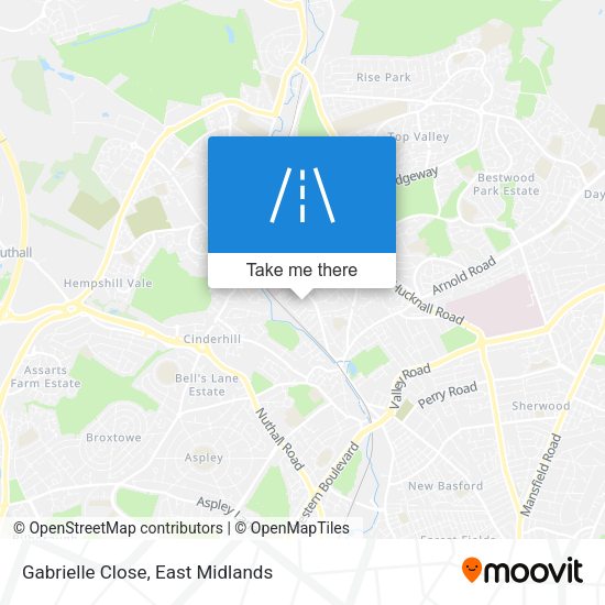 Gabrielle Close map