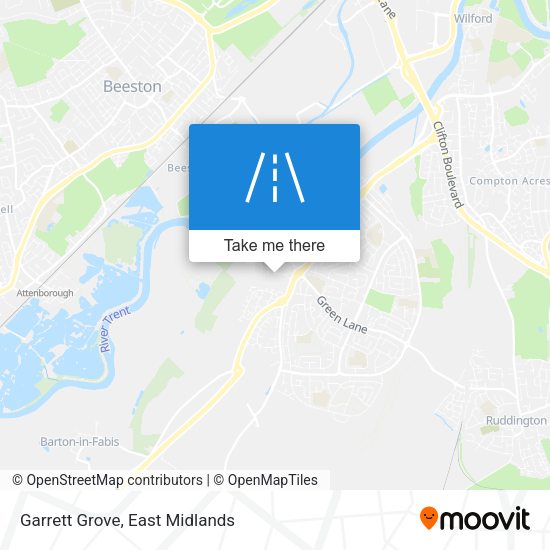 Garrett Grove map
