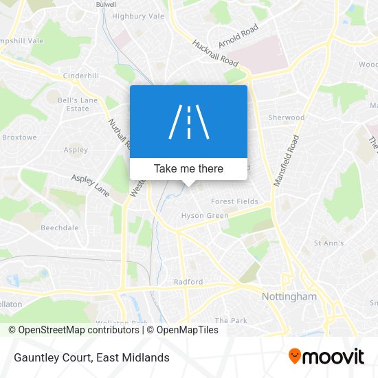 Gauntley Court map