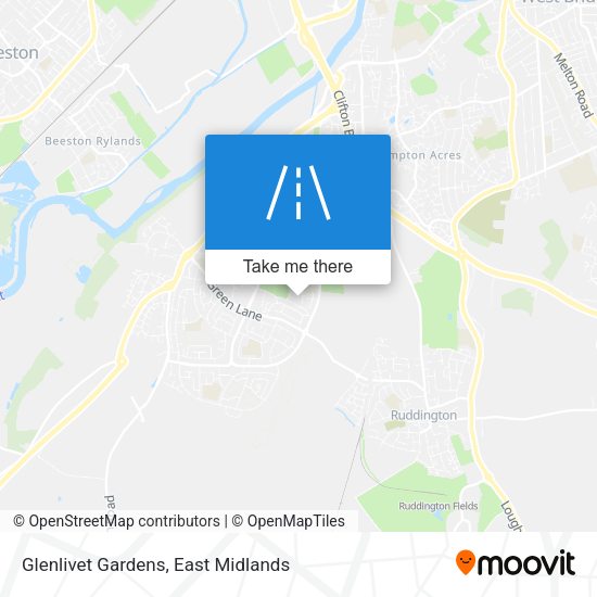 Glenlivet Gardens map