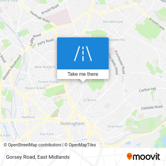 Gorsey Road map