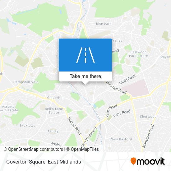 Goverton Square map