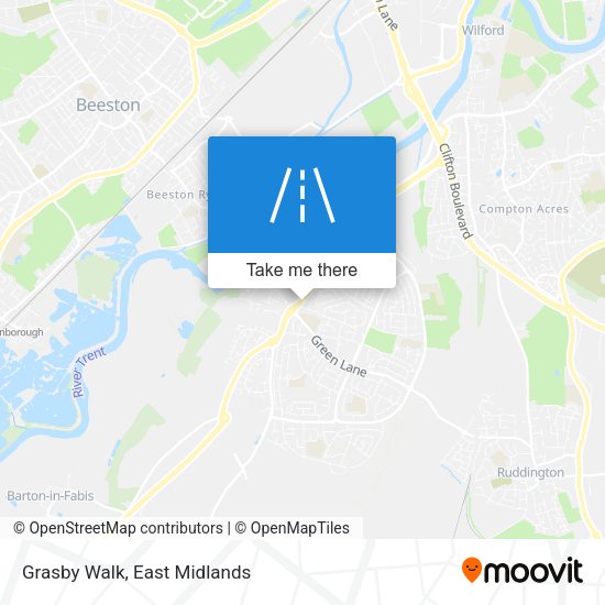 Grasby Walk map