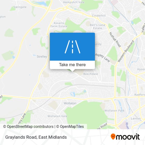 Graylands Road map
