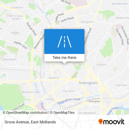 Grove Avenue map