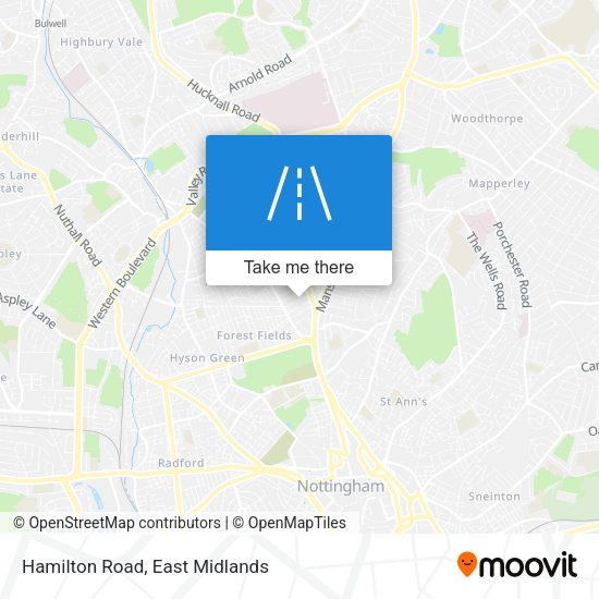 Hamilton Road map