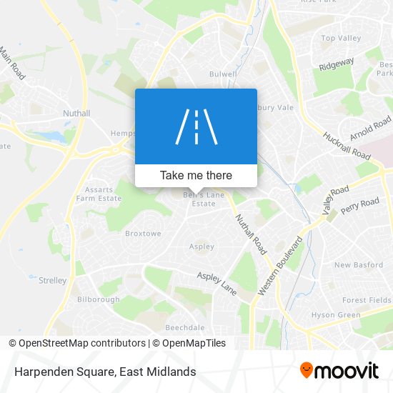 Harpenden Square map