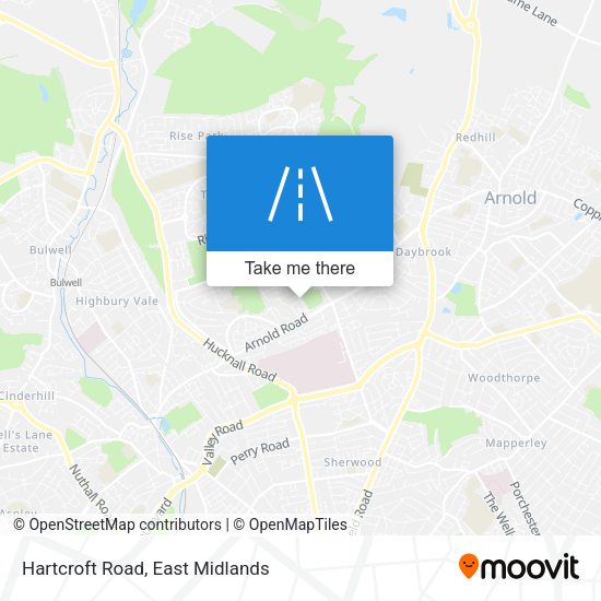 Hartcroft Road map
