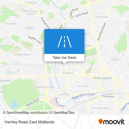 Hartley Road map