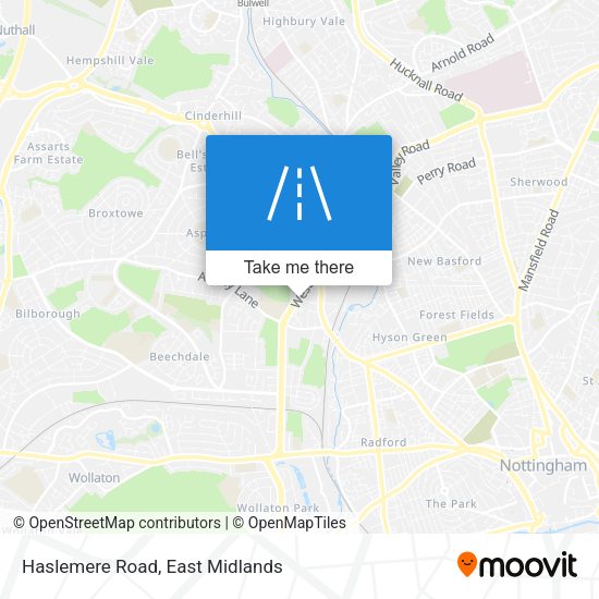 Haslemere Road map