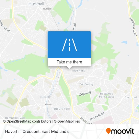 Haverhill Crescent map