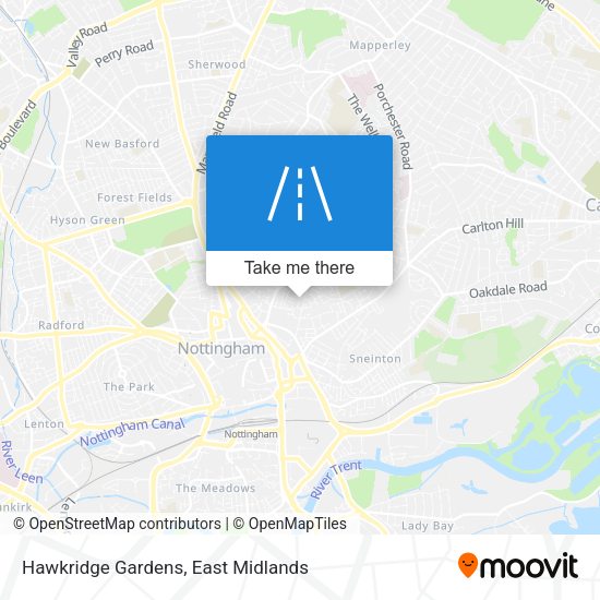 Hawkridge Gardens map