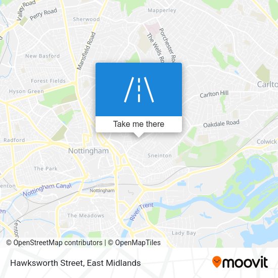 Hawksworth Street map