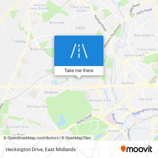 Heckington Drive map