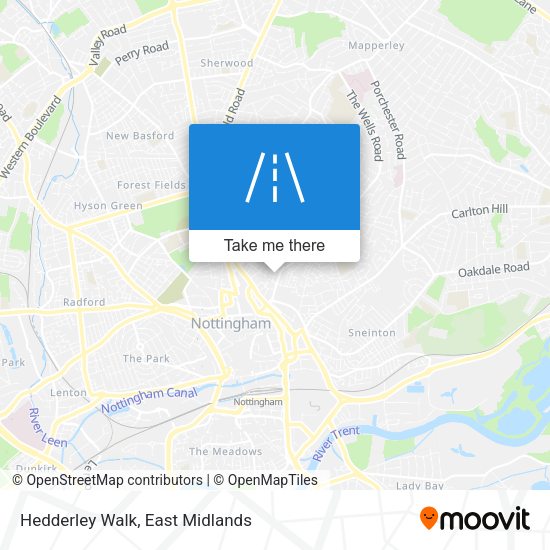 Hedderley Walk map