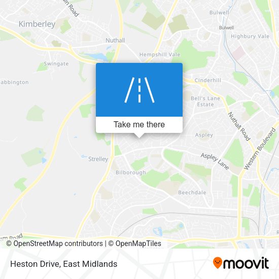 Heston Drive map