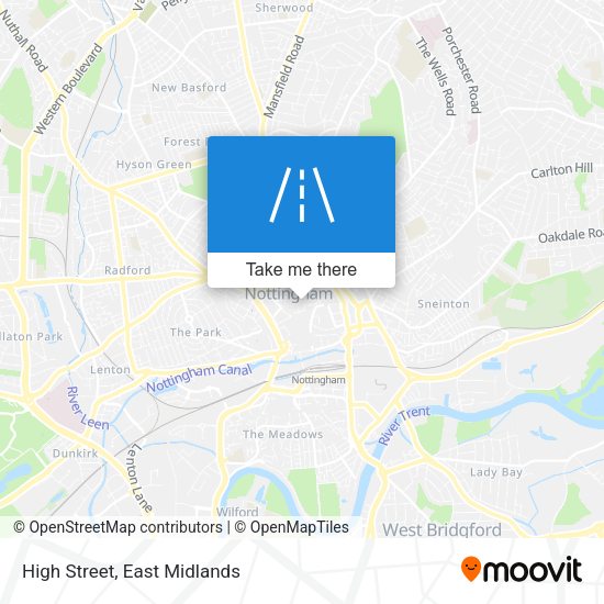 High Street map