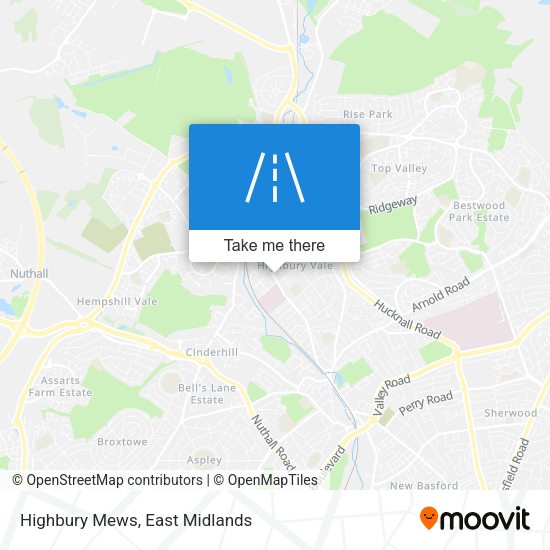 Highbury Mews map