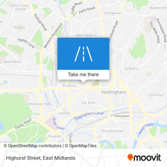 Highurst Street map