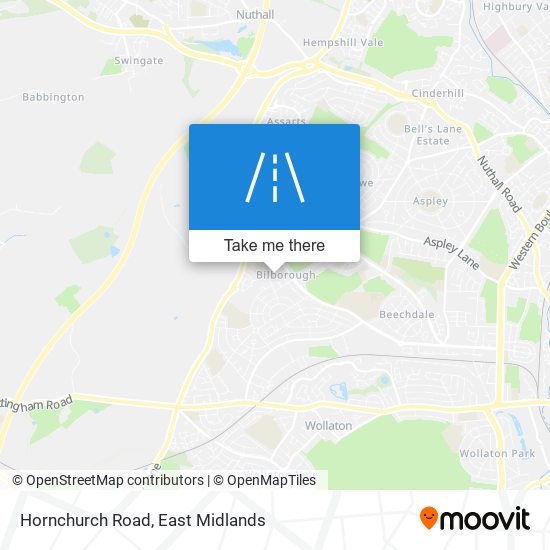 Hornchurch Road map