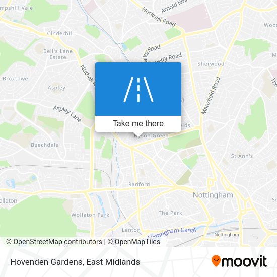 Hovenden Gardens map