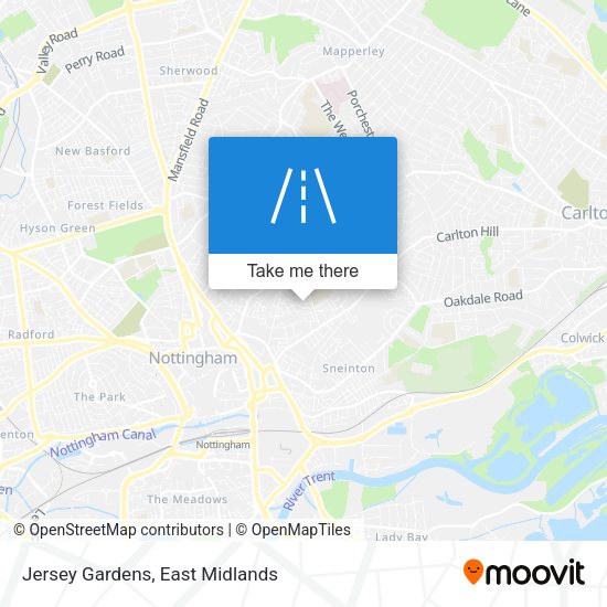 Jersey Gardens map