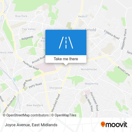 Joyce Avenue map