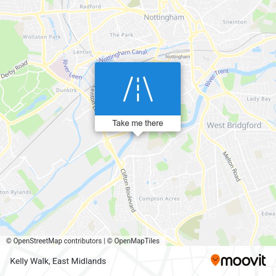 Kelly Walk map