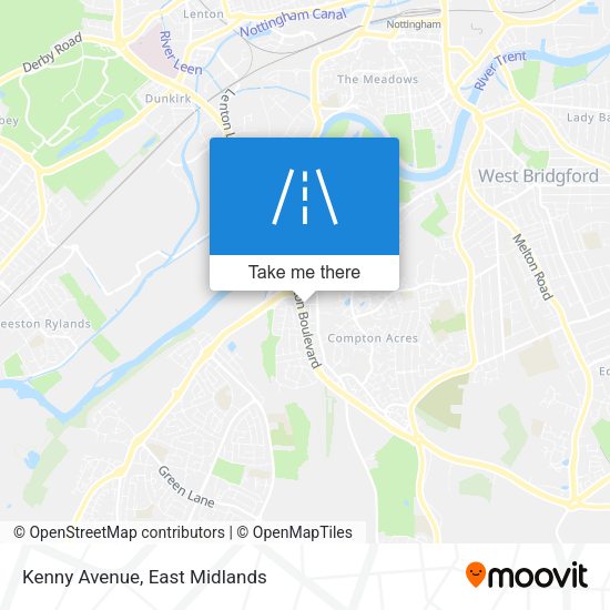 Kenny Avenue map