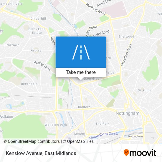 Kenslow Avenue map