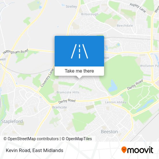 Kevin Road map