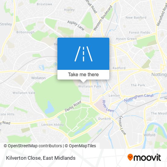 Kilverton Close map