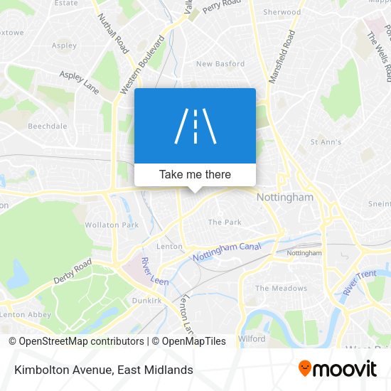 Kimbolton Avenue map