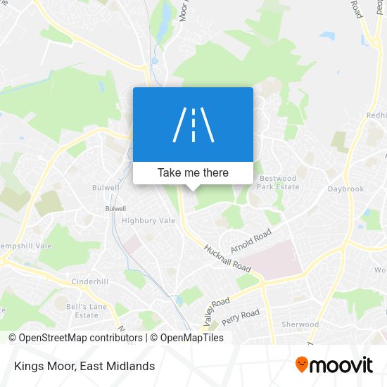 Kings Moor map