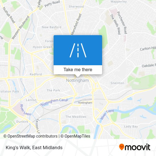 King's Walk map