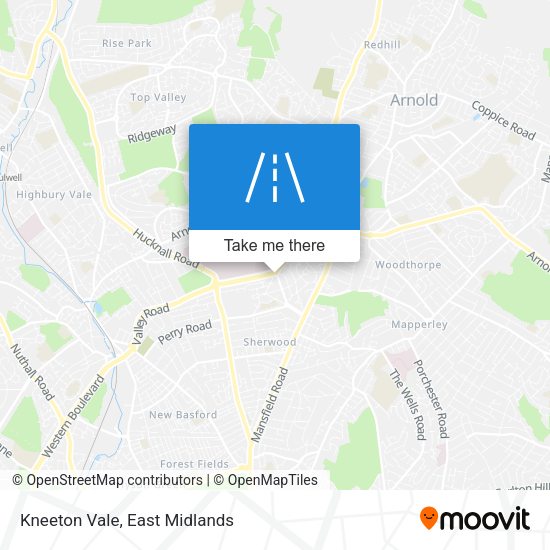 Kneeton Vale map