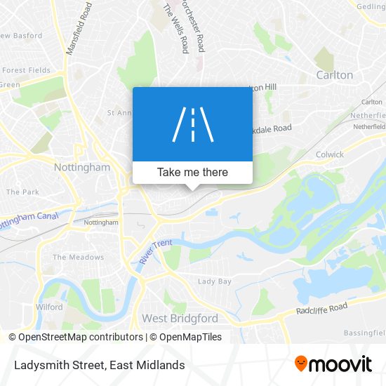 Ladysmith Street map