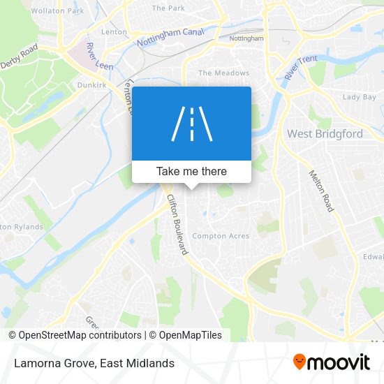 Lamorna Grove map