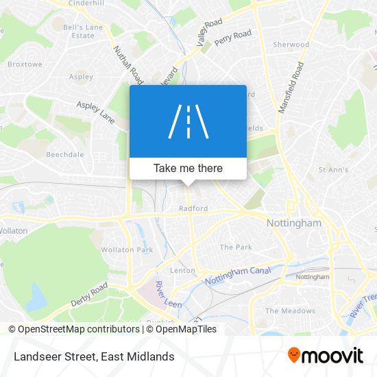 Landseer Street map