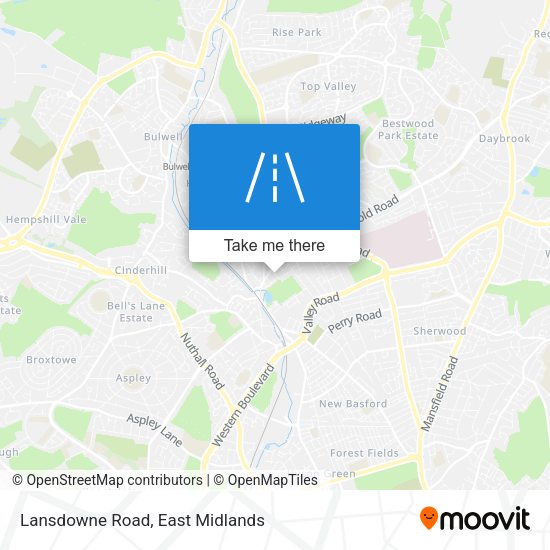 Lansdowne Road map