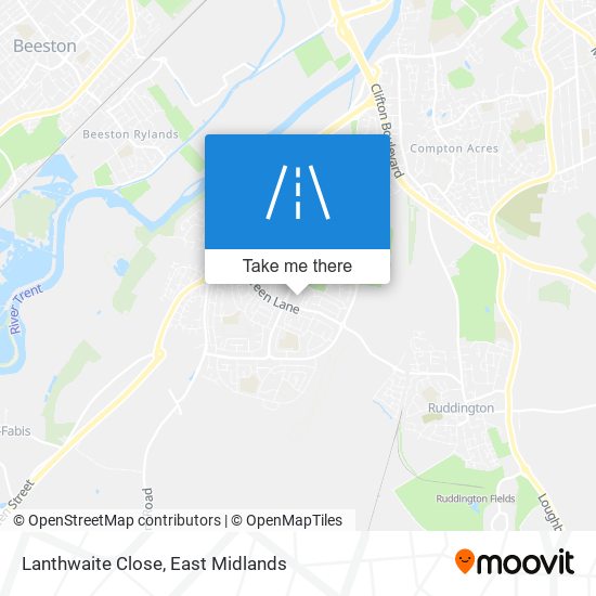 Lanthwaite Close map