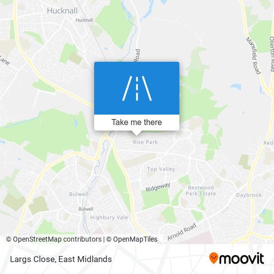 Largs Close map