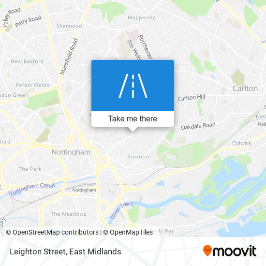 Leighton Street map