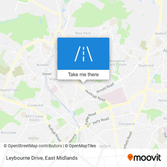 Leybourne Drive map