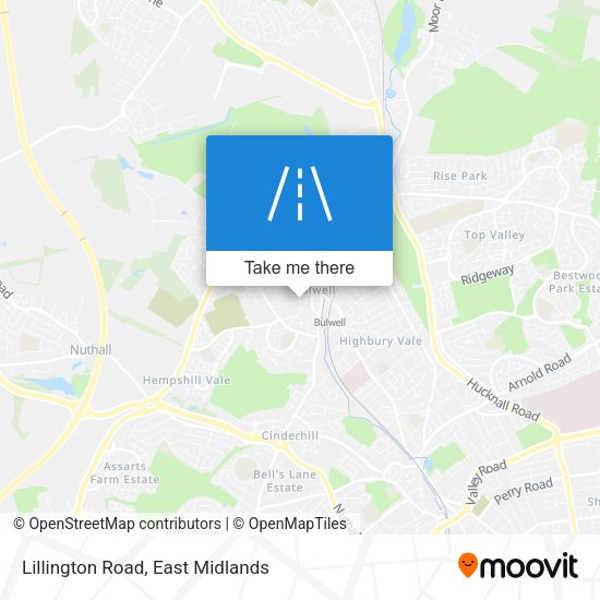 Lillington Road map