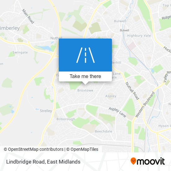 Lindbridge Road map