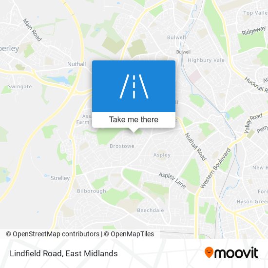 Lindfield Road map