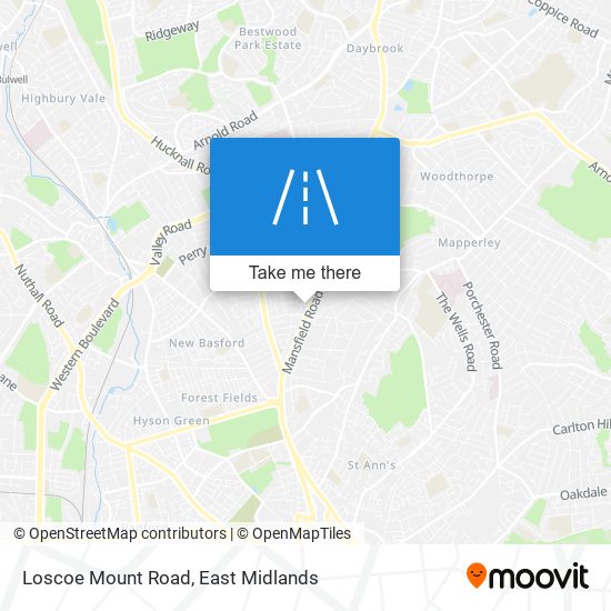 Loscoe Mount Road map