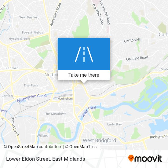 Lower Eldon Street map