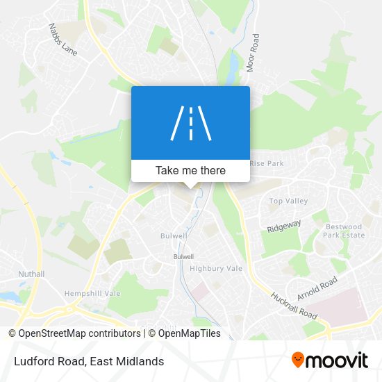 Ludford Road map